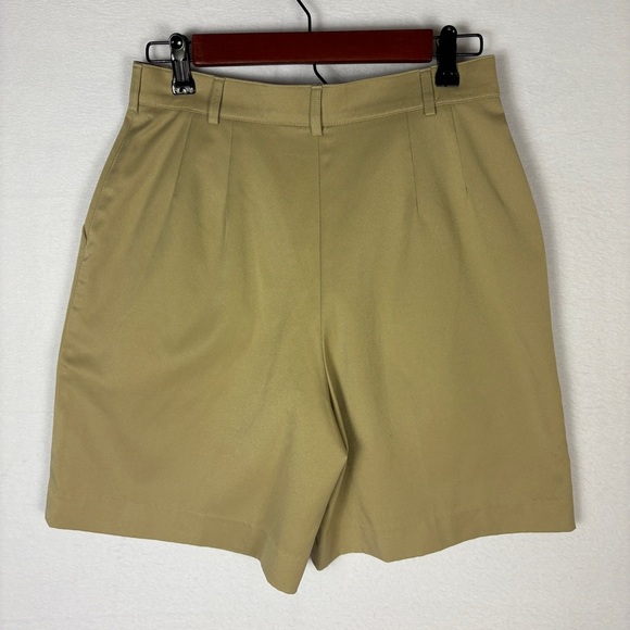 Tail Classic High Waisted Tan Golf Shorts 8 Inch Inseam - Picture 2 of 5